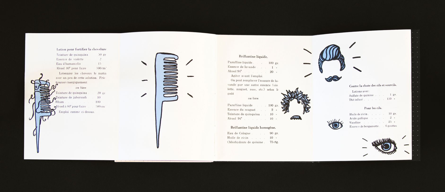 Chapitre sur les cheveux avec recettes.